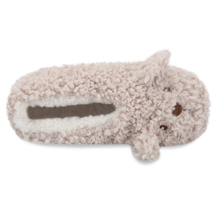totes toasties® Ladies Novelty Footsies Oat Extra Image 5